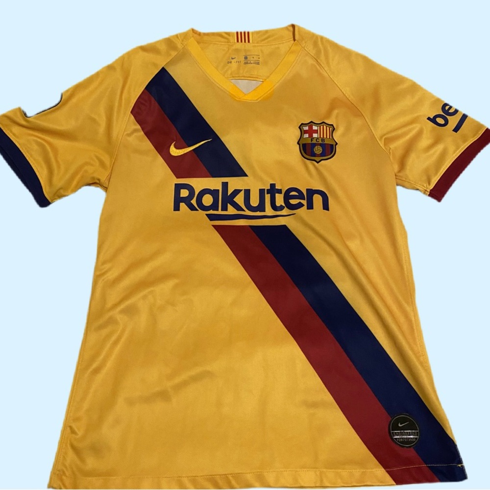 Nike FC Barcelona Yellow Dri-FIT Jersey